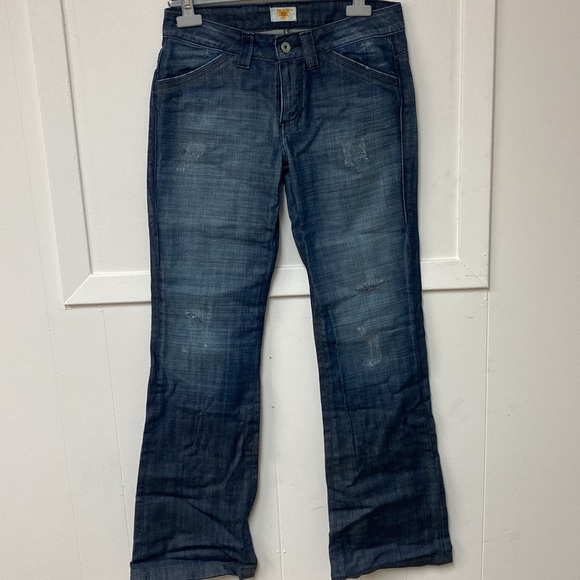 Antik Denim Original Vintage Crystal Logo CottonStretch Jeans NeverUsed - Picture 3 of 16